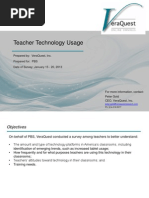 Download Teacher Technology Usage 2013 by LJs infoDOCKET SN123797788 doc pdf