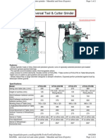 Universal Tool & Cutter Grinder