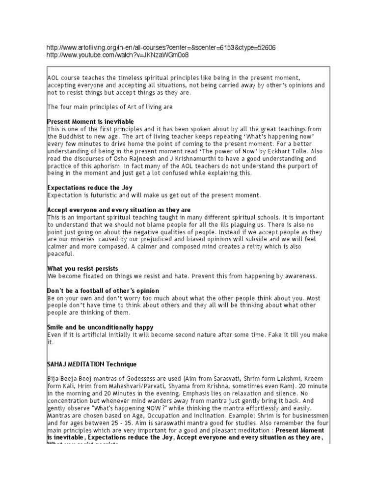 Aol ashram bangalore courses