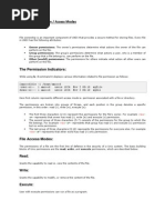 Unix - File Permission / Access Modes: Read