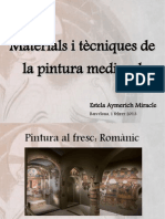 Materials I Tècniques de La Pintura Medieval
