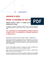 ANUNCIO A SION. 2 de Febrero 2013 PDF