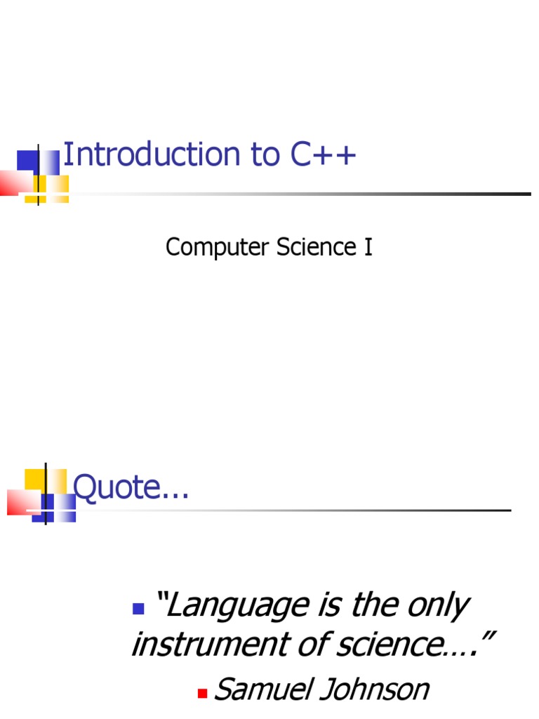 C++ Basics for Beginners | PDF | Computers | Teaching Methods & Materials