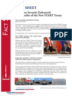 FACT SHEET American Security Enhanced: The Benefits of The New START Treaty