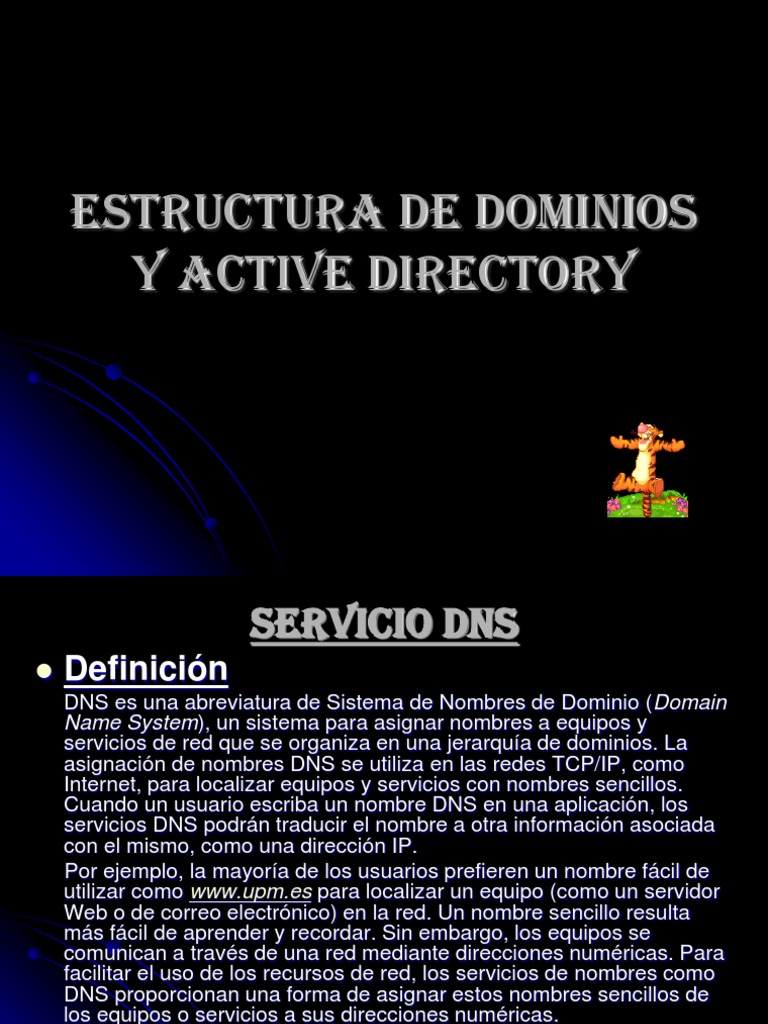 Estructura de Dominios y DNS | PDF | sistema de nombres de dominio ...