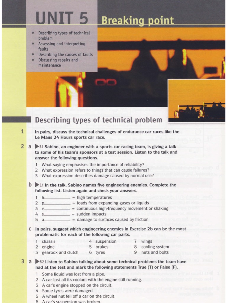 Cambridge English For Engineering Unit 5 PDF
