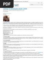 Conheça 16 técnicas para vencer o medo _ Minha Vida