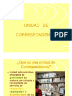 Unidad de Correspondencia