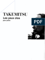 Takemitsu-Les Yeux Clos I