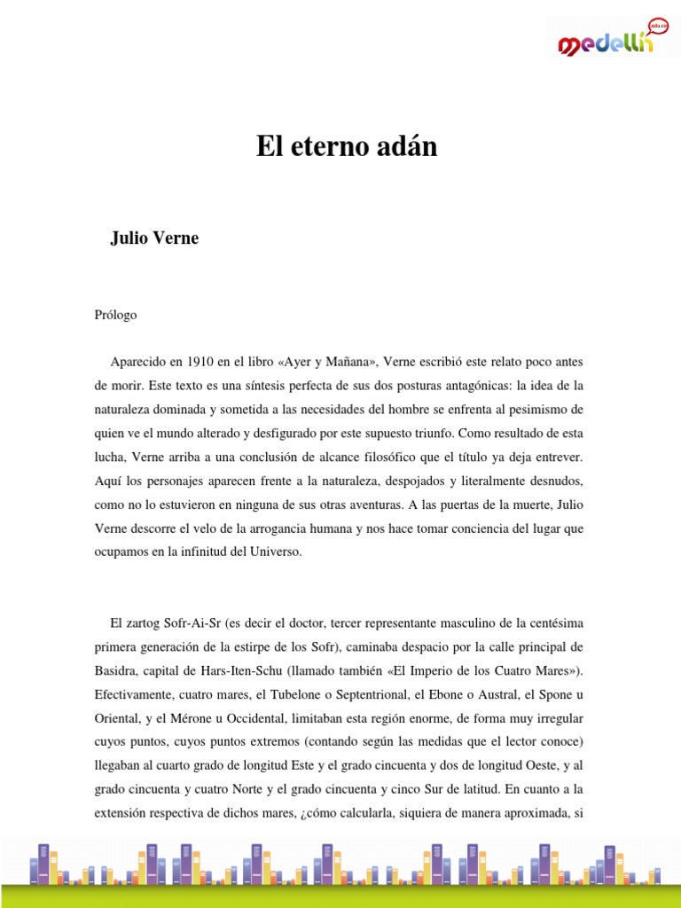 El Eterno Adan PDF Homo Sapiens Naturaleza