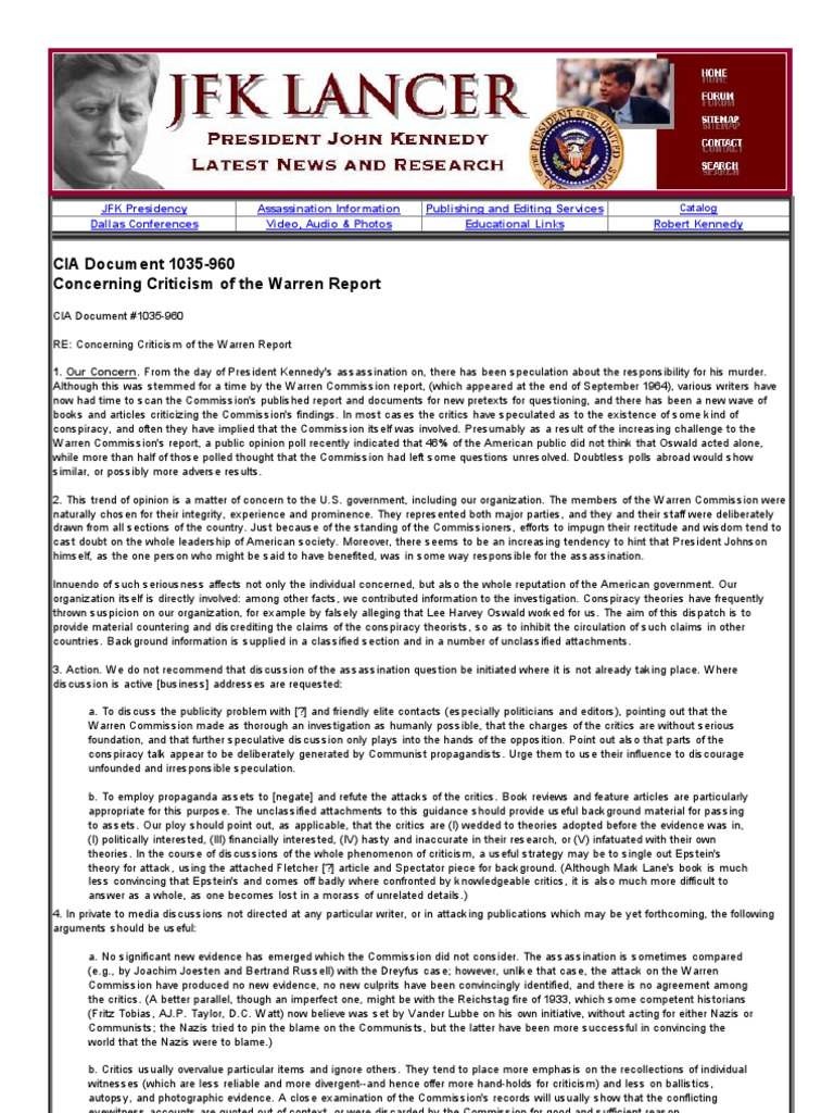 CIA Document 1035-960 | PDF
