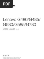 Lenovo G580 User Manual