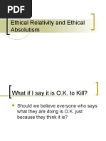 Download Ethical Relativity and Ethical Absolutism by Vikas SN12384516 doc pdf