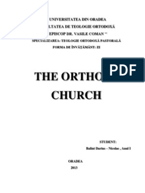 Реферат: The Churches Of Christ A Comparative
