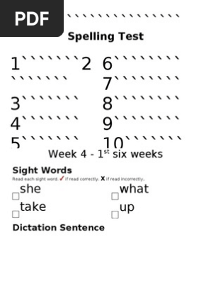Spelling Test