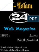 Al - Islam 24 Web Magazine: Issue 1