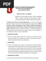 EDITAL 01_2013 - Básico - Intermediário-Intérprete e Guia-Intérprete