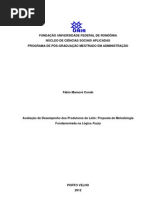 Avaliação de Desempenho dos Produtores de Leite - Proposta de Metodologia Fundamentada na Lógica Fuzzy