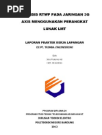 Download Laporan Praktik Kerja Lapangan Analisis RTWP pada Jaringan 3G AXIS Menggunakan Perangkat Lunak LMT by Joko Pratomo Adi SN123867240 doc pdf