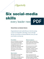 6 Social Media Skills