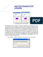 Mengganti FAT32 Menjadi NTFS Tanpa Format Hardisk