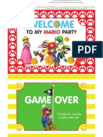 Mario Party Signs