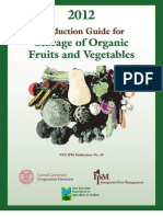 Production Guide For Storage of Organic Fruits and Vegetables.