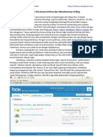 Menyimpan File Secara Online Dan Mensharenya Di Blog