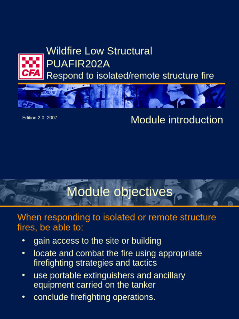 Low Structural (Respond To Isolated/remote Structure Fire) | PDF ...