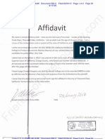 CDCA ECF 593-3 20130-4-02 - Liberi V Taitz - DOLZ Affidavit To Response To OSC