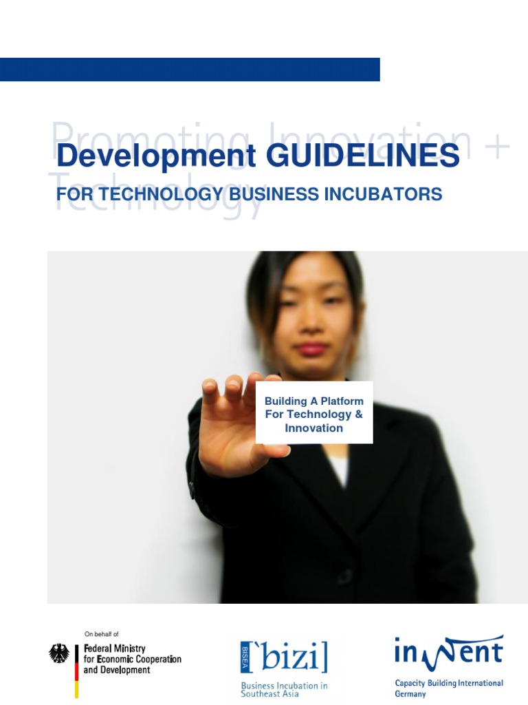 Development Guidelines For Technology Business Incubators PDF
