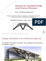 Topology Optimization For Conceptual Design of Reinforced Concrete Structures