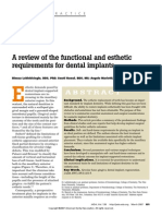 A Review of The Functional and Esthetic Requirement