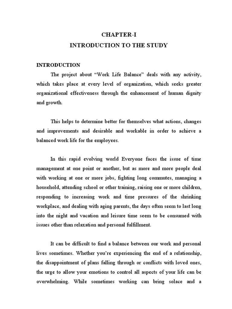 Work Life Balance | PDF | Work–Life Balance | Questionnaire