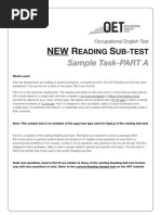 OET Writing | Physical Therapy | Dentistry