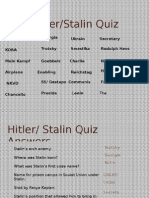 Hitler Stalin Quiz