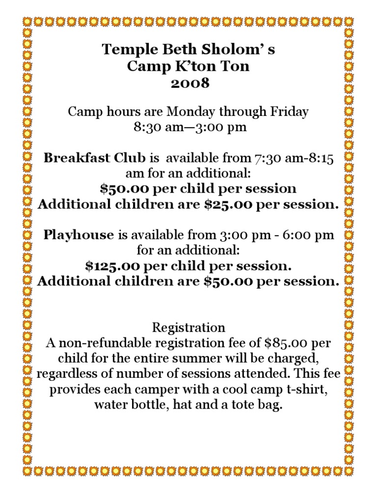 Summer Camp PDF