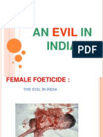 Female Foeticide