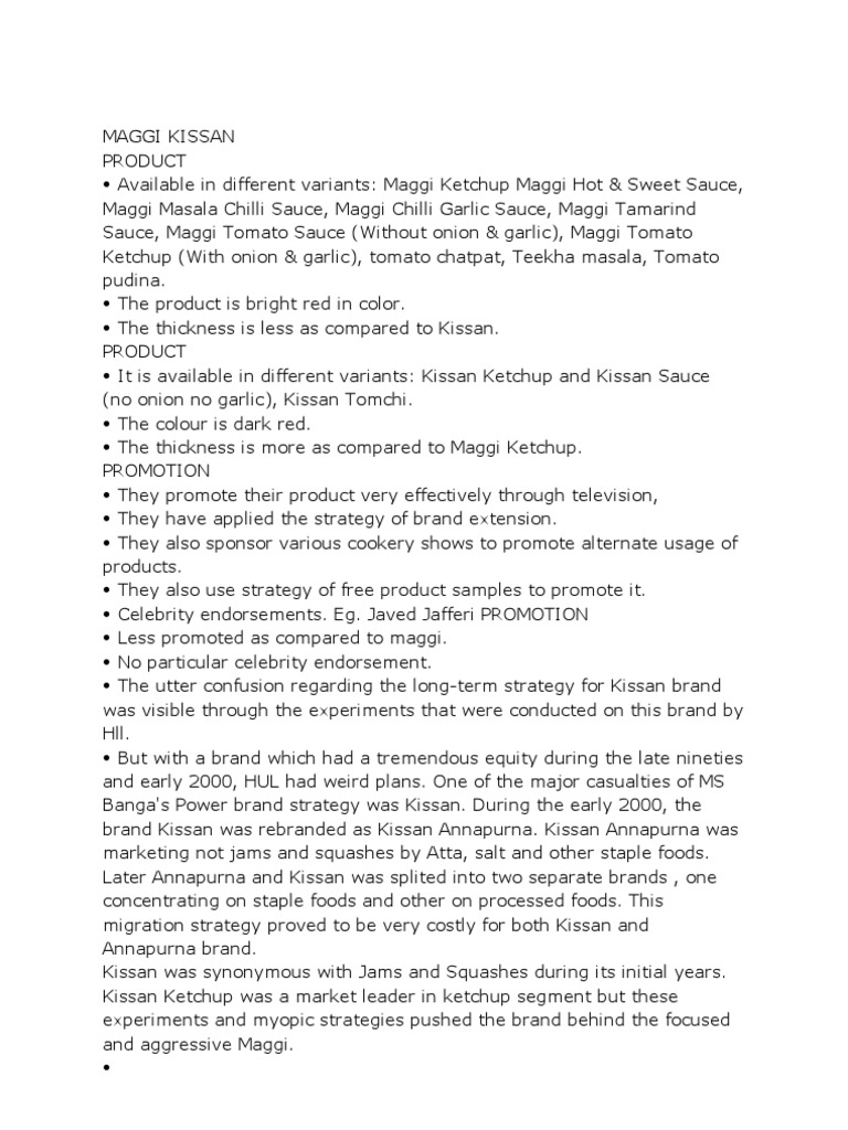 Maggi advertisement analysis picture