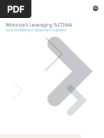 Motorola's Leveraging S-CDMA