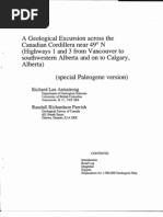 A Geological Excursion Across The Canadian Cordillera Near 49° N (Highways 1 and 3 From Vancouver To Southwestern Alberta and On To Calgary, Alberta) (Special Paleogene Version)