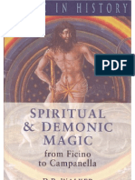 D. P. Walker, Spiritual and Demonic Magic From Ficino To Campanella