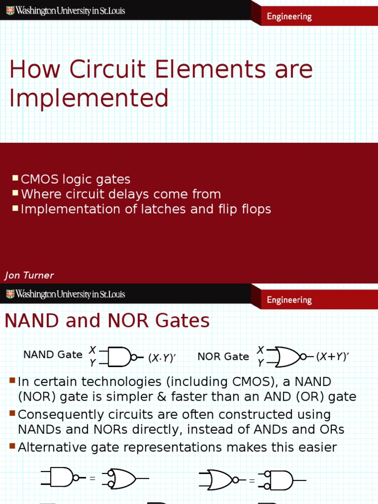 CMOS Logic Gates and Circuit Delays | PDF | Cmos | Field Effect Transistor