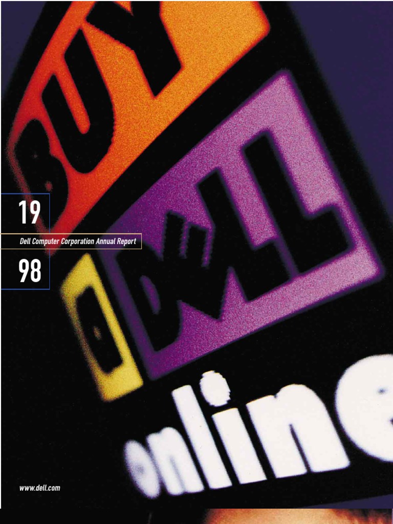 Dell 1998 Annual Report Dell Personal Computers