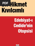 Hikmet Kivilcimli - Edebiyat-I Cedidenin Otopsisi