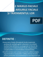 Leziunile Maxilo-Faciale Termice Arsurile Faciale Și Tratamentul Lor