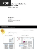 Preparing Your InDesign Fles for ePub Export