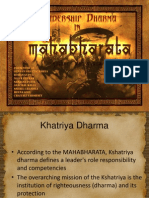Leadership Dharma in Mahabharata