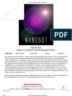 Report On Nanobots (Nanotechnology Robots)