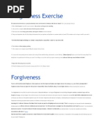 Forgiveness Exercise: Source